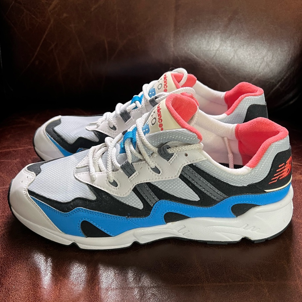 New Balance 850 (white/blue/grey/hyper punch) size 11 (worn once)